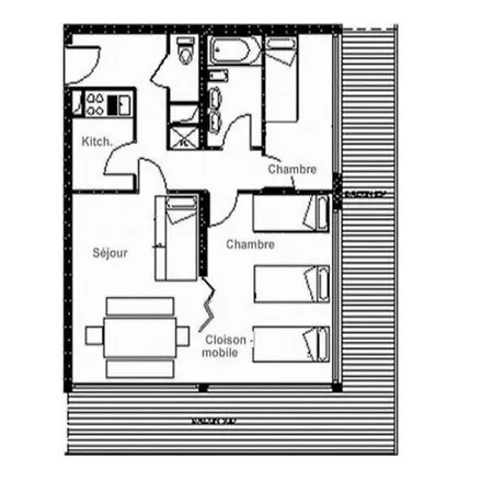 Апартаменты Apartment Aravis Сен-Мартен-де-Бельвиль